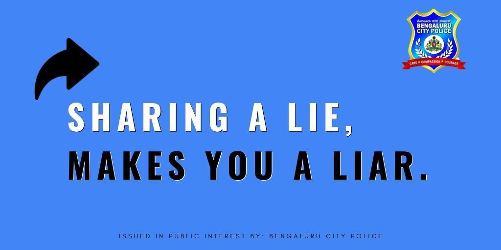 Bengaluru Cop's Message