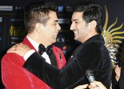 Karan Johar, Sushant Singh Rajput Karan Johar, Sushant Singh Rajput