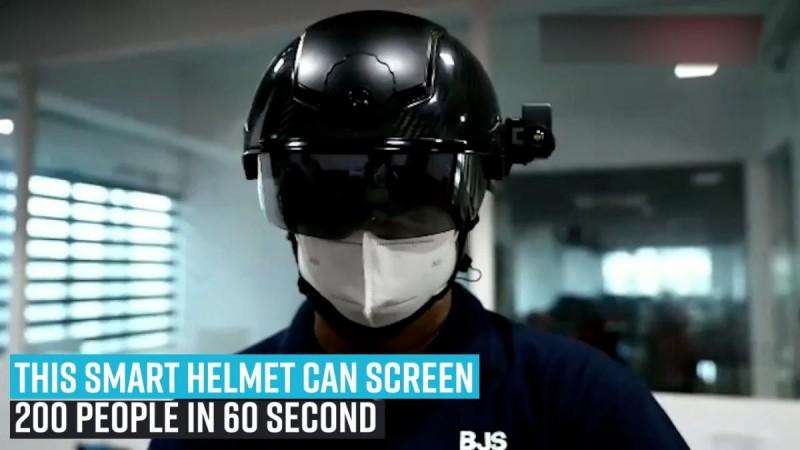 Coronavirus: This smart helmet can screen 200 people in 60 second