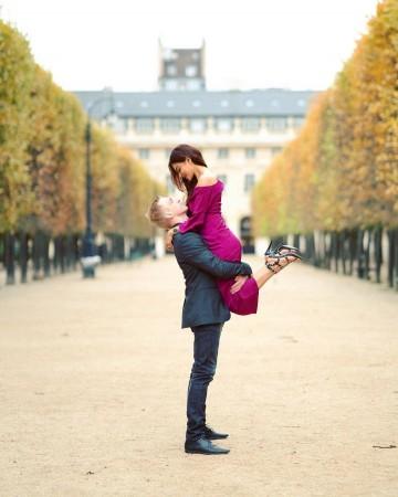 aashka Goradia with husband