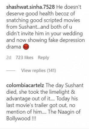Fans of Sushant Singh Rajput lash out at Deepika Padukone