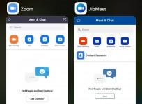 JioMeet and Zoom UI resemblance