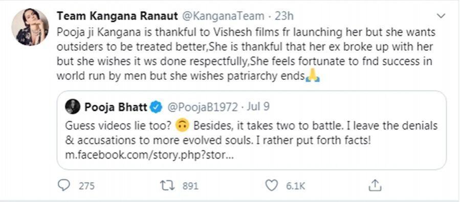 Pooja Bhatt, Kangana Ranaut Pooja Bhatt, Kangana Ranaut