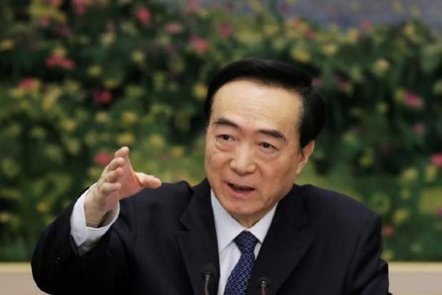 DOSYA FOTOĞRAFI: Sincan Uygur Özerk Bölgesi Komünist Parti Sekreteri Chen Quanguo, Sincan heyetinin Ulusal Halk Kongresi'nin (NPC) oturumlarında 12 Çin 20 Büyük Halk Salonunda buluştu.