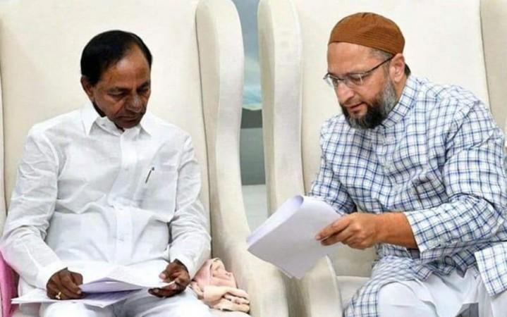KCR owaisi