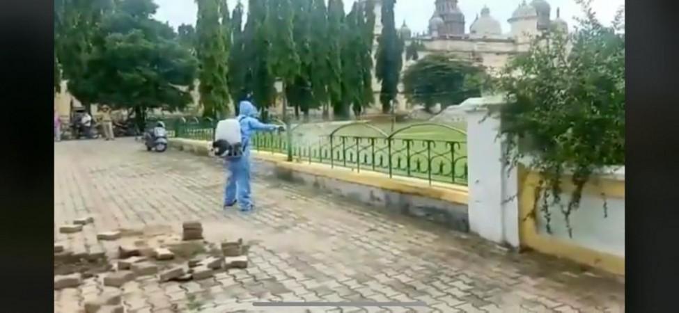 Mysuru Palace sanitasyonu başlıyor