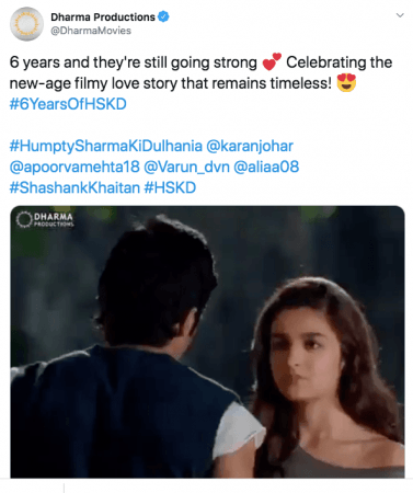 Fans celebrate #6YearsOfSidharthInHSKD
