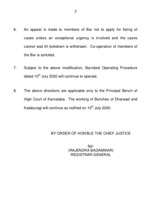Karnataka HC notice