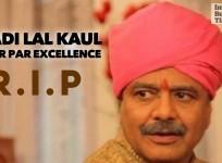 RIP Shadi Lal Koul