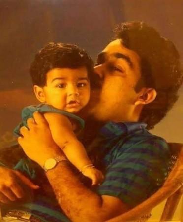 Pranav Mohanlal's childhood photo Pranav Mohanlal's childhood photo