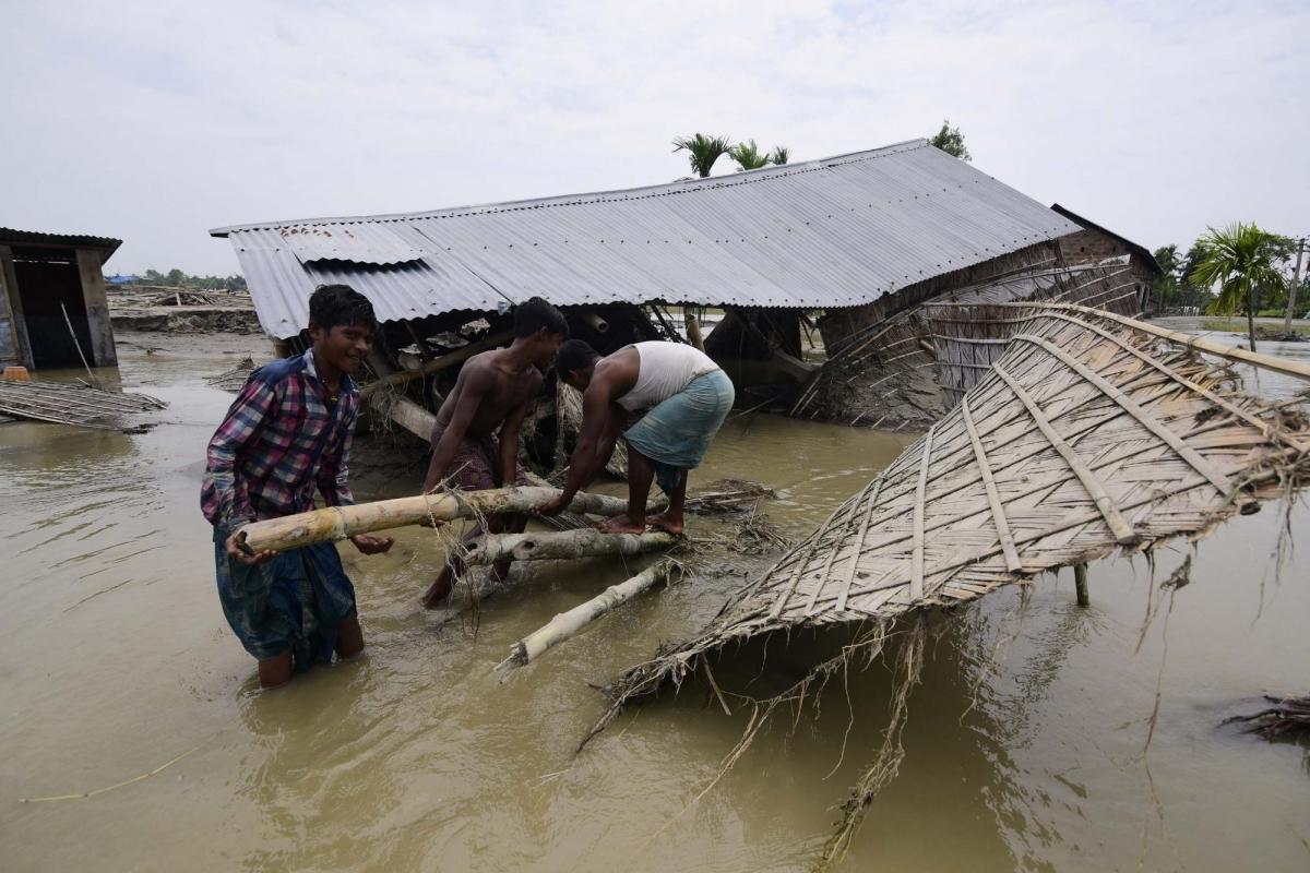 Assam floods update 21 lakh affected, 50 dead  IBTimes India