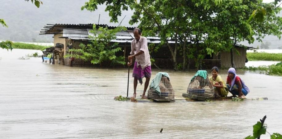 essay on flood in assam