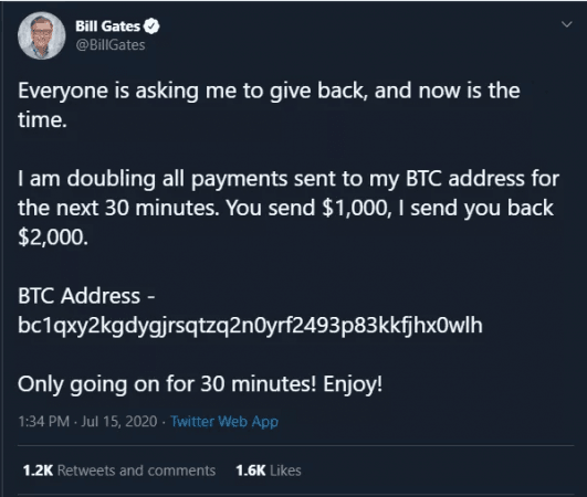 Bill Gates hacked