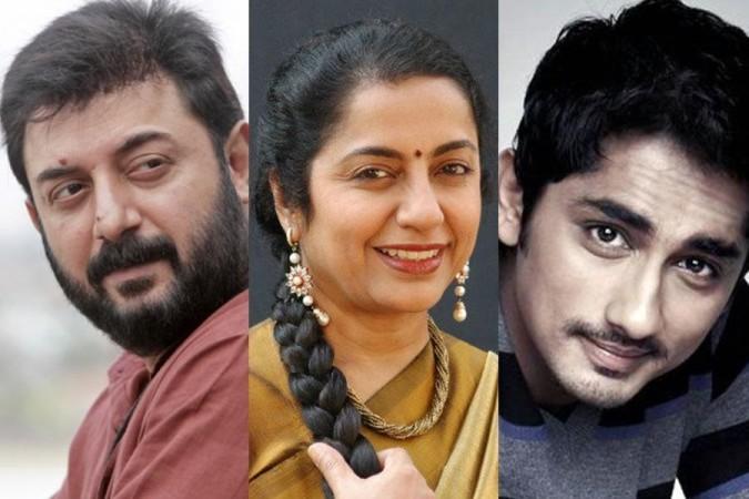 Arvind Swamy, Suhasini and Siddharth. Mani Ratnam's Directors