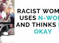 Racist woman