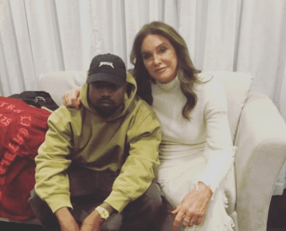 Caitlyn Jenner and Kanye West