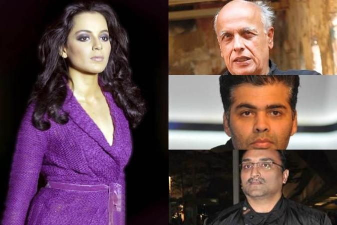  Kangana zielt auf Mahesh Bhatt, Karan Johar und Aditya Chopra