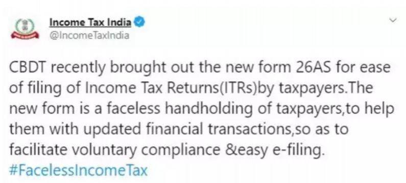 CBDT Tweet Tax