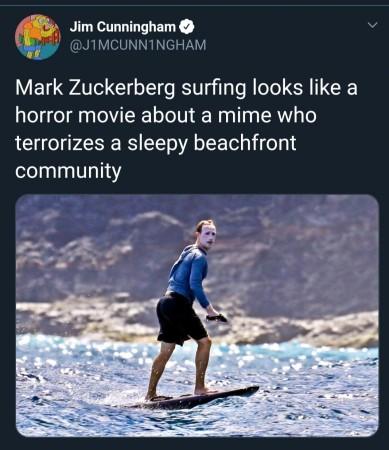 Mark Zuckerberg gets several comments for surfing in Hawaii mark