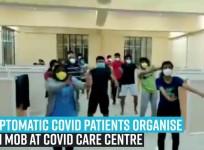Asymptomatic Covid patients organise flash mob at Covid care centre in Karnataka