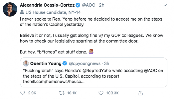 AOC responds to Yoho AOC responds to Yoho
