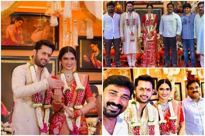 Nithiin and Shalini engagment photos Nithiin and Shalini engagment photos