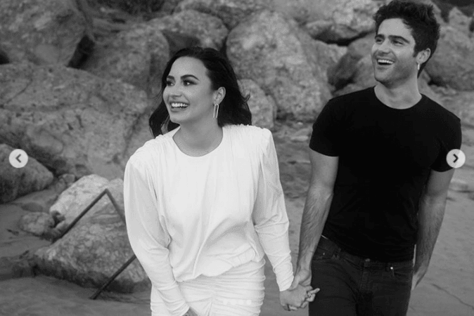 Demi Lovato and Max Ehrich