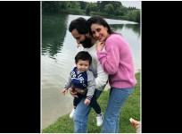Kareena Kapoor with Saif Ali Khan and Taimur