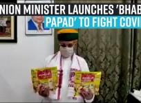 Union Minister launches 'Bhabhiji papad' to fight Covid-19