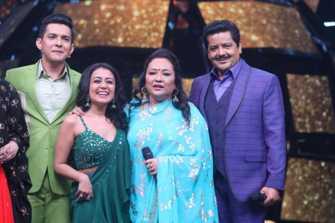 Neha Kakkar, Aditya Narayan, Udit Narayan with wife Neha Kakkar, Aditya Narayan, Udit Narayan with wife