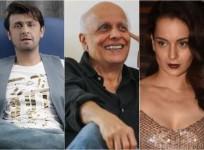 Sonu Nigam, Mahesh Bhatt, Kangana Ranaut