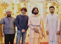 Celebs at pre-wedding ceremony of Nithiin