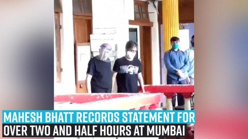 Mahesh Bhatt records statement for over two and half hours at Mumbai