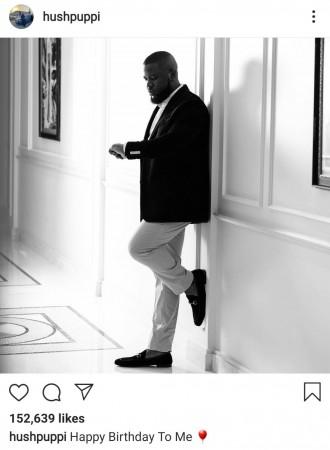 Hushpuppi birthday post