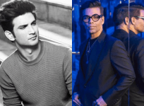 Sushant Singh Rajput and Karan Johar