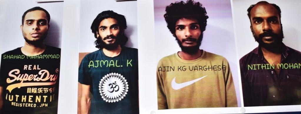 The arrested are Shahad Mohammed (24), Ajmal (22), Ajin Kg Vargese (21), Nithin Mohan (29). ccb busts drug cartel