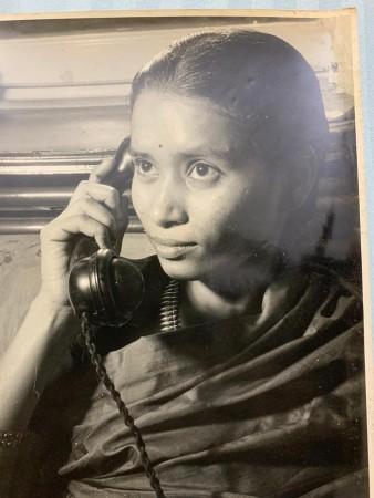 An old picture of Shakuntala Devi. Shakuntala Devi old pic