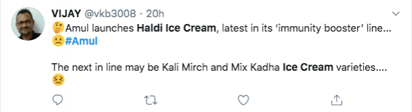 haldi ice cream tweet