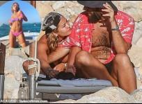 Rita Ora on beach