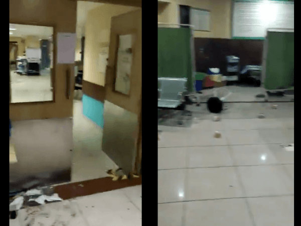 Vandalism at Jayadeva Institute of Cardiovascular Sciences