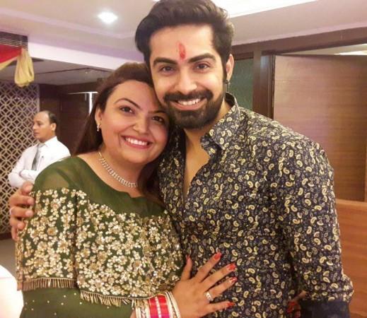 Actor Paras Madan with sister