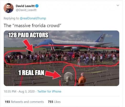 Trump crowd