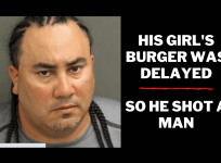 He murdered a man because his girlfriend's burger was late