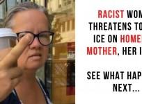 Racist woman