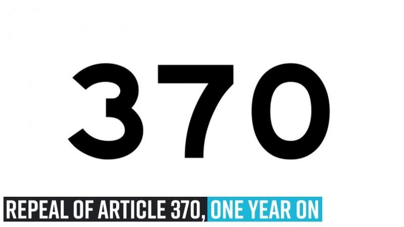 Repeal of Article 370, One Year On