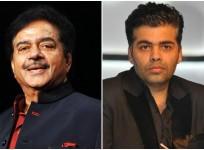 Shatrughan Sinha and Karan Johar