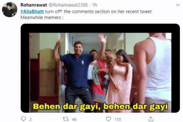 Alia Bhatt Trolled after Sadak 2 Premiere Date Announced