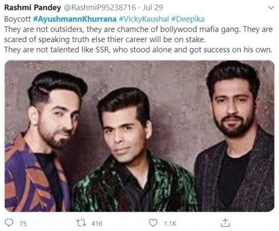 Twitter users target Ayushmann Khurrana for maintaining silence since SSR's death
