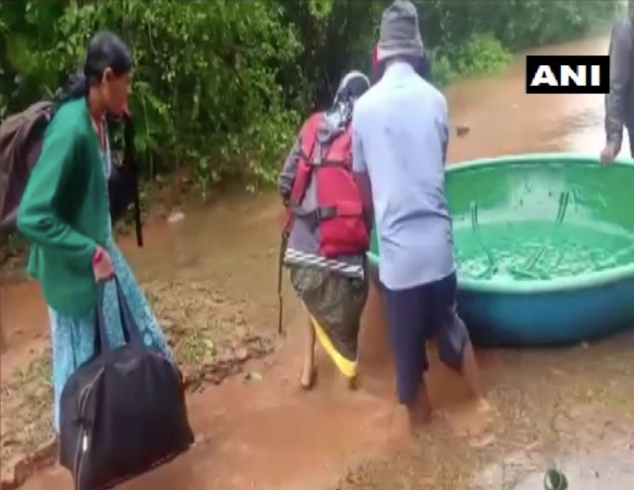 NDRF rescues pregnant woman in Kodagu