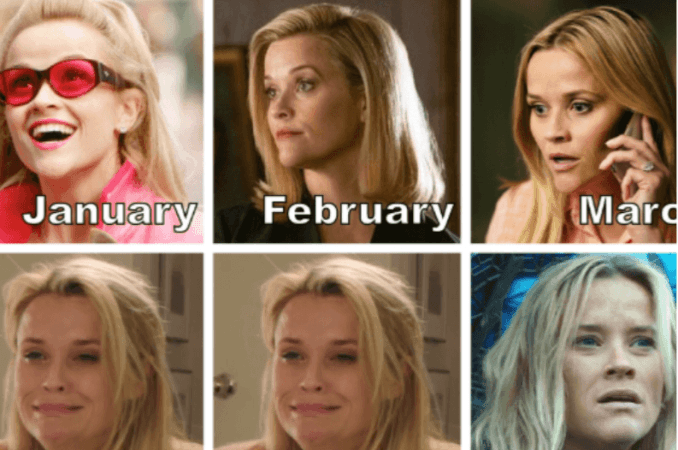 Reese Witherspoon months of 2020 Reese Witherspoon months of 2020